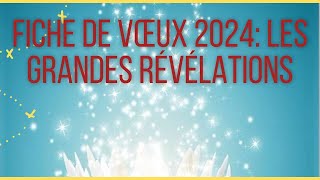 FICHES DE VOEUX 2024 COMMENT MANIFESTER VOS VOEUX DU NOUVEL AN AU COURS DE LANNEE [upl. by Ynafetse130]