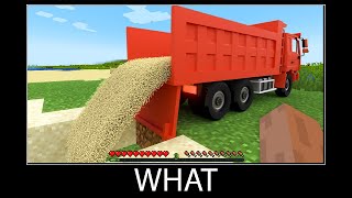 Minecraft wait what meme part 370 realistic minecraft Sand [upl. by Ehsom]