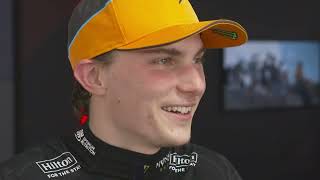 Oscar Piastri PostRace Interview  F1 Hungary Grand Prix [upl. by Slifka84]