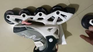 Oxelo inline skates fit 3 for kids [upl. by Nyrek]