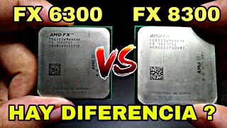 👉AMD FX 6300 vs FX 8300 Hay mucha DIFERENCIA  Pruebas de RENDIMIENTO y RESEÑA  AMD Low Cost [upl. by Teressa692]