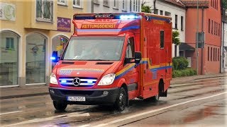 RTW aD Werkfeuerwehr TUM Garching in Freising [upl. by Aivata]