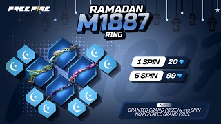 Ramadan M1887 Ring Event Free Fire 💥😮 100 Bonus Top Up Event  Free Fire New Event  SaaD GaminG [upl. by Omiseno]