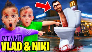 YouTubers Who Found SKIBIDI TOILETEXE IN REAL LIFE VLAD AND NIKI [upl. by Mosby337]