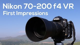 Nikon 70200mm f4 VR First Impressions  Landscape Photography [upl. by Eph]