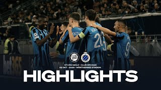 STURM GRAZ  CLUB BRUGGE  HIGHLIGHTS  20242025 [upl. by Yrnehnhoj]