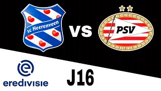 Heerenveen 10 PSV en vivo Eredivisie Jornada 16 [upl. by Hyacinth]