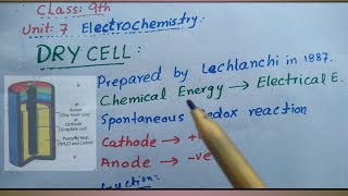 Dry cell class 9 chemistry  chemistry class 9 ch7 dry cell kpk board [upl. by Savannah771]