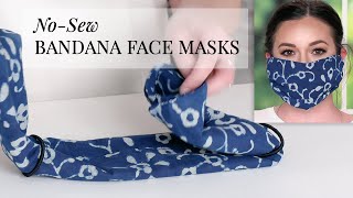 How To Turn A Bandana Into A Face Mask For Coronavirus [upl. by Audie253]