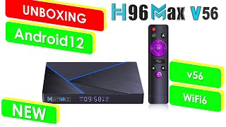 H96 Max Android 12 Unboxing TV BOX RK3566 v56 [upl. by Horacio]