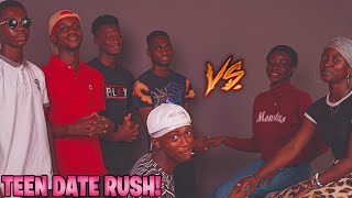 5 Guys vs 2 Girls Teen Date Rush [upl. by Gulick]