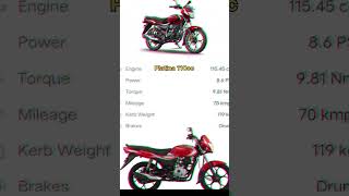 Bajaj Platina 110cc Mileage King  2024bikes platina110abs platina100 viral shorts [upl. by Cressy107]