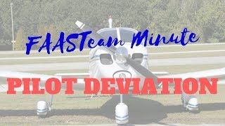 Pilot Deviation Safety Minute auDzIKEMaAQ [upl. by Bethel]