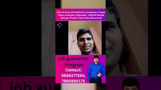 Super 30 batch 100 జాబ్ గ్యారెంటీ ప్రోగ్రాం RN Reddy IT school9866177164798988617530 [upl. by Arabeila]