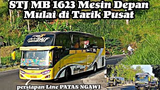 STJ Mesin Depan Mercedes Benz 1623 Mulai di Tarik Persiapan Line PATAS JATIM NGAWI [upl. by Neyu]