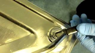 How to change the water flow on a drinking fountain swan neck tap [upl. by Oinotla]