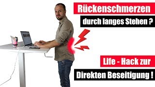 Nie mehr Rückenschmerzen durch langes Stehen [upl. by Nangem]