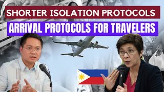 IATF LIVE UPDATE ON TRAVEL CHANGES amp DOH UPDATED QUARANTINE amp ISOLATION PROTOCOLS IN THE PHILIPPINES [upl. by Jasik]