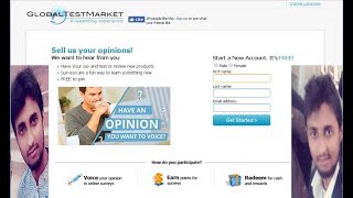 How to create GlobalTestMarket Survey Account  GlobalTestMarket Survey Setting Profile [upl. by Gaeta89]