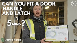 CAN YOU FIT A DOOR HANDLE AND LATCH IN 5 MINS [upl. by Roger996]