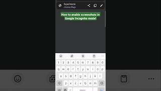 How to enable scree shots in Google Incognito mode  google tutorial [upl. by Ahmad]