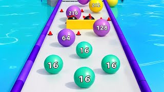 Match Balls 2048  Ball Merge 3D  All levels Gameplay 12291235 android ios [upl. by Poirer]