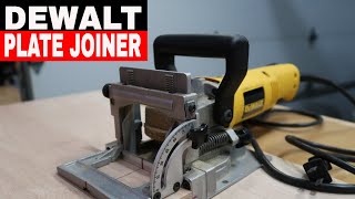 DEWALT PLATE JOINER  TOOL REVIEW TUESDAY BISCUIT JOINTER [upl. by Bergquist]