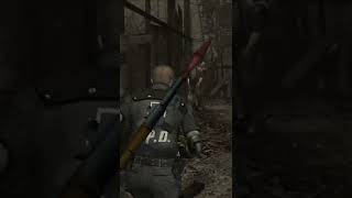 RESIDENT EVIL 4 ROCKET LAUNCHER SPECIAL DR SALVADOR BOSS FIGHT shorts [upl. by Klotz]