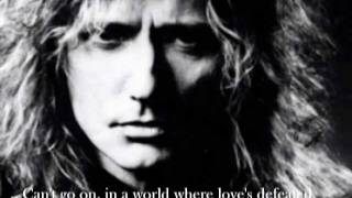 David Coverdale  quotThe Last Note of Freedomquot 1990 [upl. by Maharva]