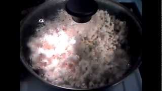 How to make popcorn with no oil no microwave  Vegan Cooking [upl. by Dilisio]