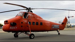 Sikorsky S58 StartUp amp Takeoff  “Riptide” N9VY Helicopter N698 [upl. by Eoin179]