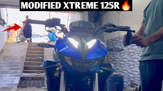 Modified HERO Xtreme 125r  xtreme 125r modification  Xtreme 125r After Market Accessories 🔥 [upl. by Ecidnacal837]