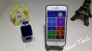 How to connect LBS Kid with SeTracker ios app in iphone Smart Watch kids setup [upl. by Peterson]