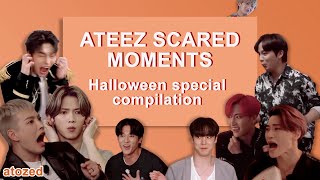 ATEEZ being scared  Mega Compilation [upl. by Fannie]