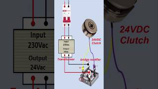 bridge rectifier clutch brake transformers ACtoAC ACtoDC electrical ytshort wiring shorts [upl. by Enilegna643]