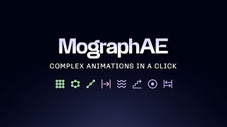 MographAE for After Effects [upl. by Gabrielle]