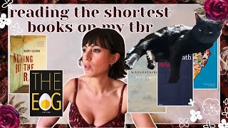 Reading The Shortest Books On My TBR  5 books  poetry speculative fiction horror scifi [upl. by Uchish]