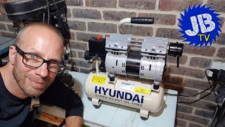 Hyundai Super Silent Air Compressor  Ideal for the workshop [upl. by Honig]