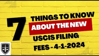 USCIS Filing Fee Increases amp What You Should Know wwwlawofficehoustoncom [upl. by Zednanreh]