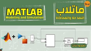 النمذجة والمحاكاة فى ماتلاب  أنظمة المعادلات الجبرية Simulink to equation systems by MATLAB [upl. by Introk633]