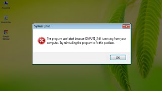 How to Fix XINPUT13dll Missing Error [upl. by Worrell]