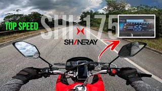 TOP SPEED NOVA SHINERAY SHI 175 MODELO 2024 [upl. by Malcom]