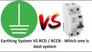 Earthing vs RCD  RCCB  Which one is best protection system HindiUrdu [upl. by Nohpets340]