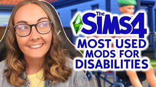 My most used mods for disabilities in The Sims 4  Collab with jessicaoutofthecloset [upl. by Cargian]