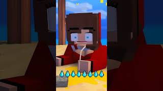 How To SURVIVE on an ISLAND Poor Girl amp JJ and Mikey Baby Challenge Minecraft Animation minecraft [upl. by Nirej]