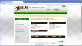 CDCCoffeecom Online Ordering Demo [upl. by Reamy876]