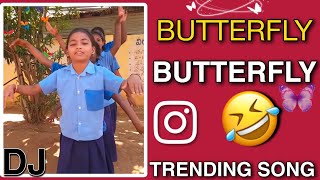 Butterfly Butterfly 🦋 Insta Trending dj songfunny dj songtelugu dj songsTrending [upl. by Ylime]