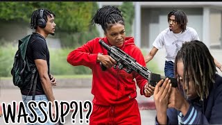 Lexxiam SH00TING People In The HOOD This Getting Out Of Hand  REACTION [upl. by Shiller731]