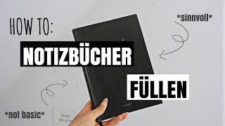 15 Wege LEERE NOTIZBÜCHER sinnvoll zu füllen📔 [upl. by Adnilev]