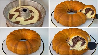 Cake Recipe ❗️Marble Cake is the most delicious thing you can eat alongside coffee and tea [upl. by Tonye310]